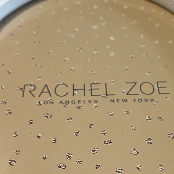 RACHEL ZOE Round Picture Frame Christmas Tree Shaped Gold Star 10 1/2" PRETTY - Picture 6 of 8